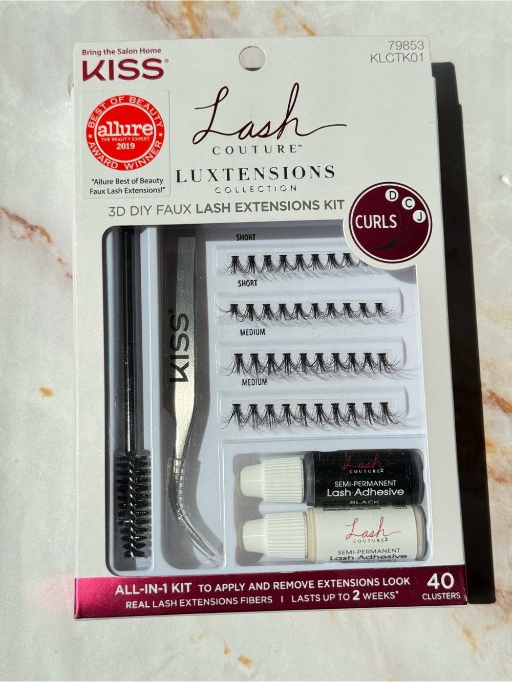 KISS Lash Couture Luxtensions Kit - 3D DIY Faux Lash Extension - False Fake Set